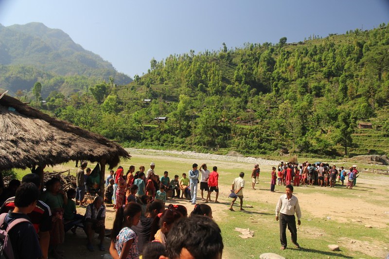 Hilfe im Nepal